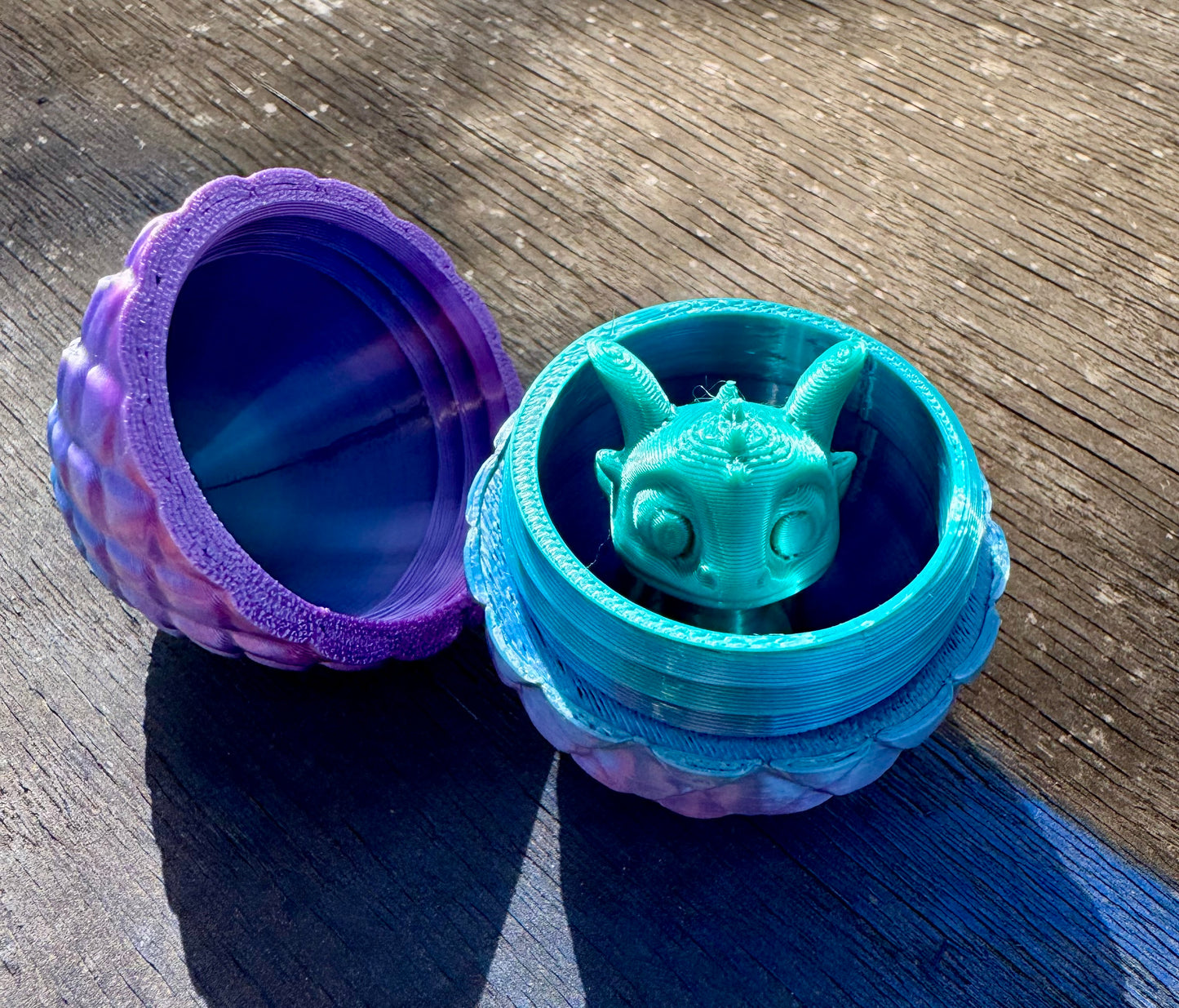 3D Dragon Egg With Baby Dragon