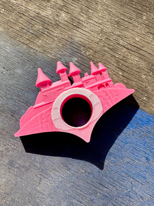 3D Printed Pink Castle Bookmark Holder