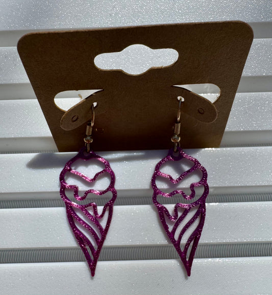 3D Ice Cream Earrings