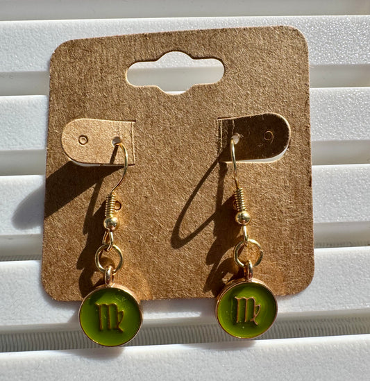 Virgo Zodiac Sign Earrings ♍