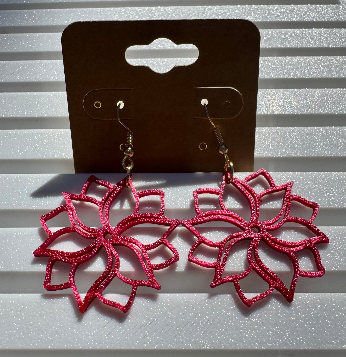 3D Flower Earrings