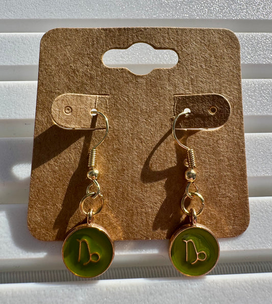 Capricorn Zodiac Sign Earrings ♑