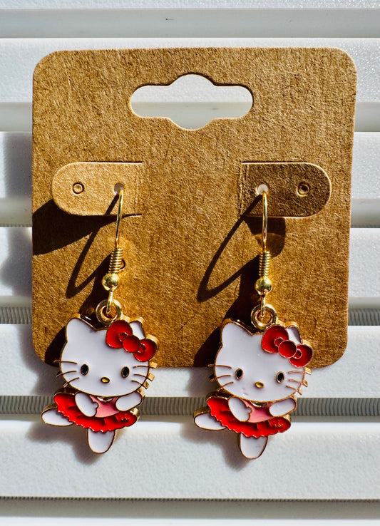 Kitty Ballerina Earrings