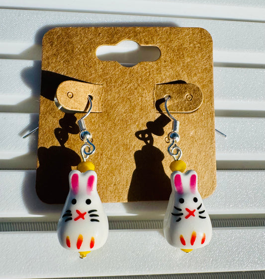 Easter Bunny Earrings 🐰