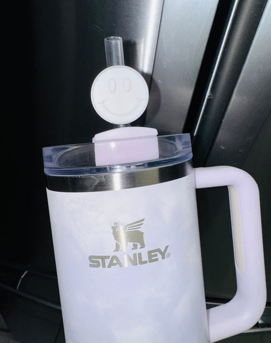 Smiley Face Straw Topper For Stanleys!!! 🙂🙂🙂